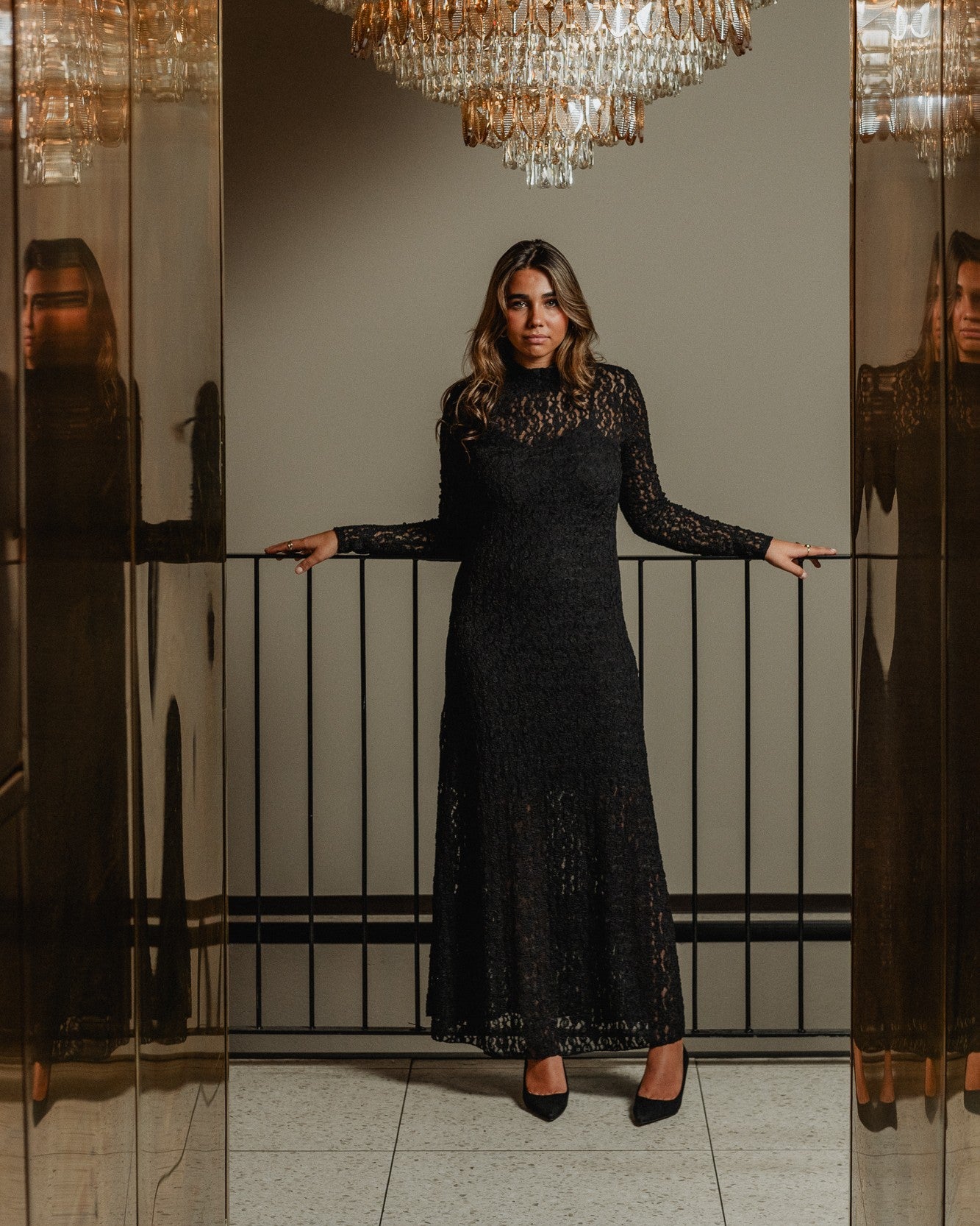 VMLUNA Long Dress - Black